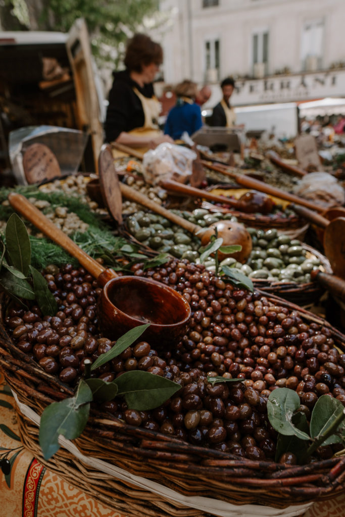 Saint-Rémy-de-Provence market olives.