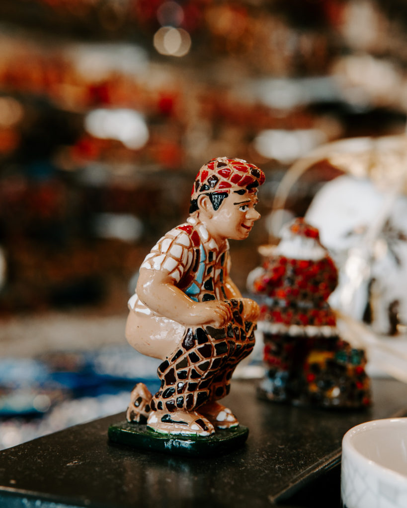 A Caganer figurine for sale in Barcelona.